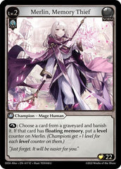 Merlin, Memory Thief - 017 - Common - Dawn of Ashes Alter Edition