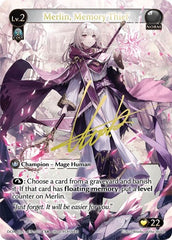 Merlin, Memory Thief - 017 - Collector Super Rare - Dawn of Ashes Alter Edition