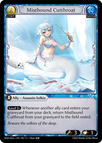 Mistbound Cutthroat - 181 - Super Rare - Dawn of Ashes Alter Edition