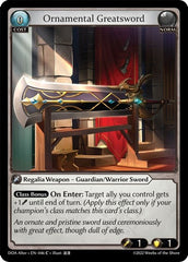 Ornamental Greatsword - 046 - Common - Dawn of Ashes Alter Edition