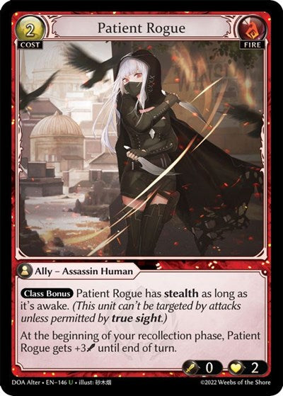 Patient Rogue - 146 - Uncommon - Dawn of Ashes Alter Edition