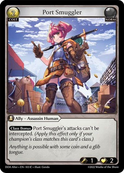 Port Smuggler - 103 - Common - Dawn of Ashes Alter Edition