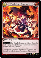 Prodigious Burstmage - 148 - Common - Dawn of Ashes Alter Edition
