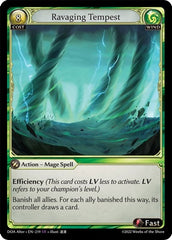 Ravaging Tempest - 219 - Super Rare - Dawn of Ashes Alter Edition