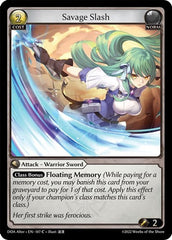 Savage Slash - 107 - Common - Dawn of Ashes Alter Edition