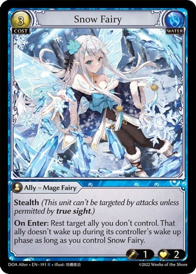 Snow Fairy - 191 - Rare - Dawn of Ashes Alter Edition
