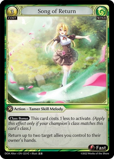 Song of Return - 223 - Common - Dawn of Ashes Alter Edition
