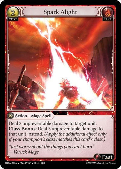 Spark Alight - 153 - Common - Dawn of Ashes Alter Edition