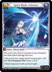 Spirit Blade: Infusion - 255 - Rare - Dawn of Ashes Alter Edition