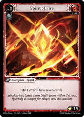 Spirit of Fire - 001 - Common - Dawn of Ashes Alter Edition