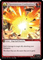 Spontaneous Combustion - 154 - Uncommon - Dawn of Ashes Alter Edition
