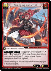 Strapping Conscript - 156 - Uncommon - Dawn of Ashes Alter Edition
