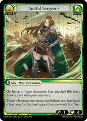 Tactful Sergeant - 226 - Rare - Dawn of Ashes Alter Edition