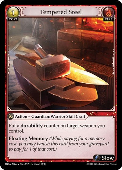 Tempered Steel - 157 - Uncommon - Dawn of Ashes Alter Edition