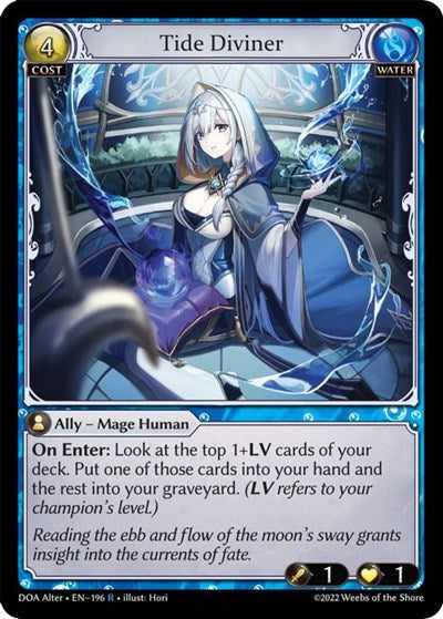 Tide Diviner - 196 - Rare - Dawn of Ashes Alter Edition