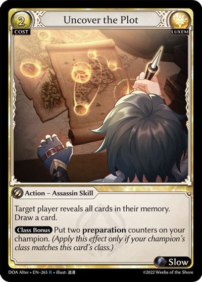 Uncover the Plot - 265 - Rare - Dawn of Ashes Alter Edition