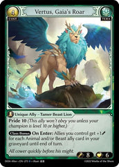 Vertus, Gaia's Roar - 275 - Rare - Dawn of Ashes Alter Edition