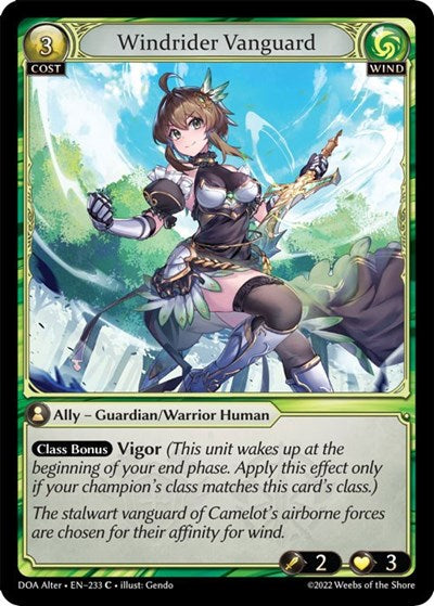 Windrider Vanguard - 233 - Common - Dawn of Ashes Alter Edition
