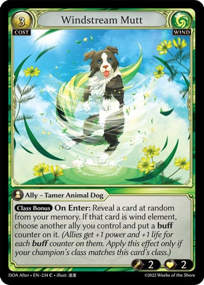 Windstream Mutt - 234 - Common - Dawn of Ashes Alter Edition
