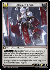 Esteemed Knight - 012 - Common - 2022 Demo Deck