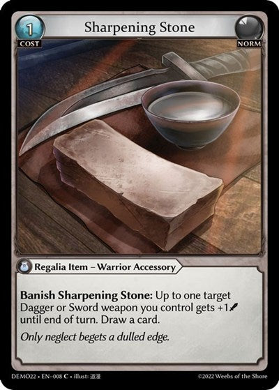 Sharpening Stone - 008 - Common - 2022 Demo Deck