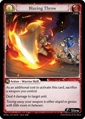 Blazing Throw - 064 - Common - Dawn of Ashes Prelude