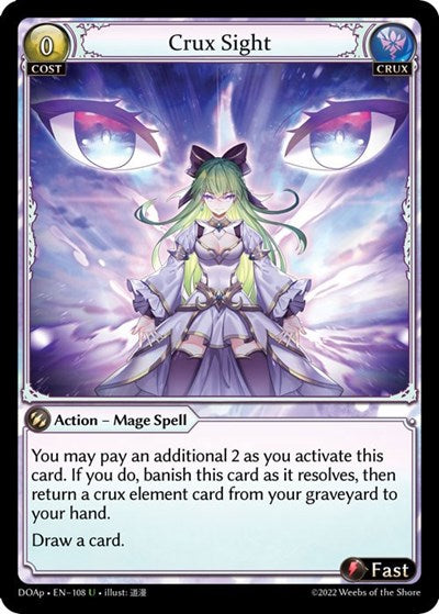 Crux Sight - 108 - Uncommon - Dawn of Ashes Prelude