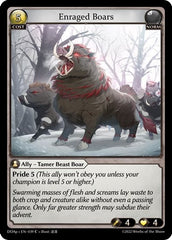 Enraged Boars - 039 - Common - Dawn of Ashes Prelude