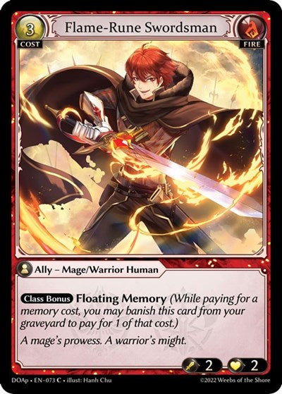Flame-Rune Swordsman - 073 - Common - Dawn of Ashes Prelude