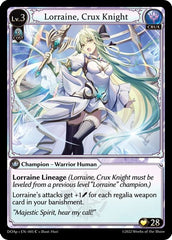 Lorraine, Crux Knight - 005 - Common - Dawn of Ashes Prelude