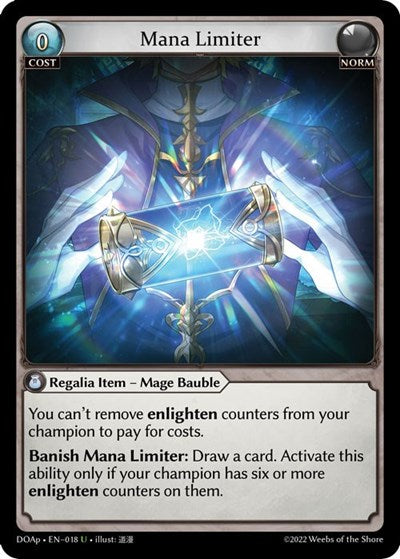 Mana Limiter - 018 - Uncommon - Dawn of Ashes Prelude