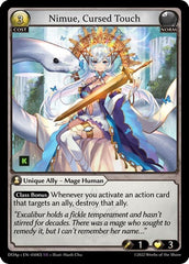 Nimue, Cursed Touch - 050KS - Super Rare - Dawn of Ashes Prelude