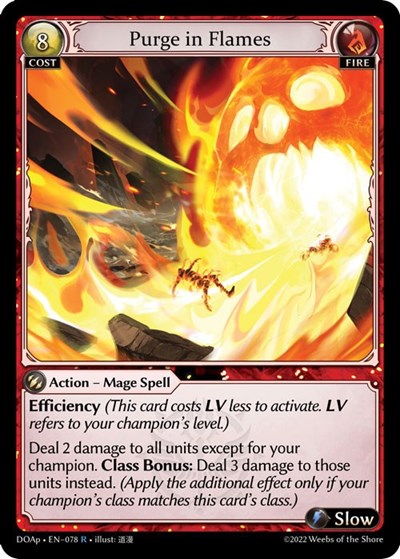 Purge in Flames - 078 - Uncommon - Dawn of Ashes Prelude