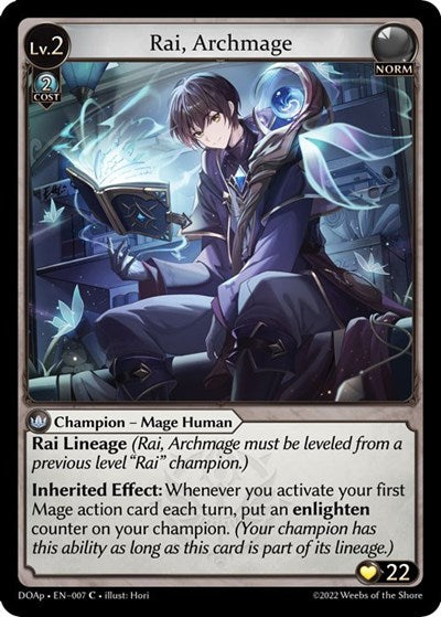 Rai, Archmage - 007 - Common - Dawn of Ashes Prelude