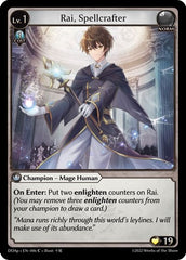 Rai, Spellcrafter - 006 - Common - Dawn of Ashes Prelude