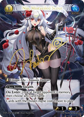 Nia, Mistveiled Scout - 001 - Collector Super Rare - Dawn of Ashes Event Pack