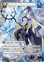 Lunete, Frostbinder Priest - 003 - Collector Super Rare - Dawn of Ashes Event Pack