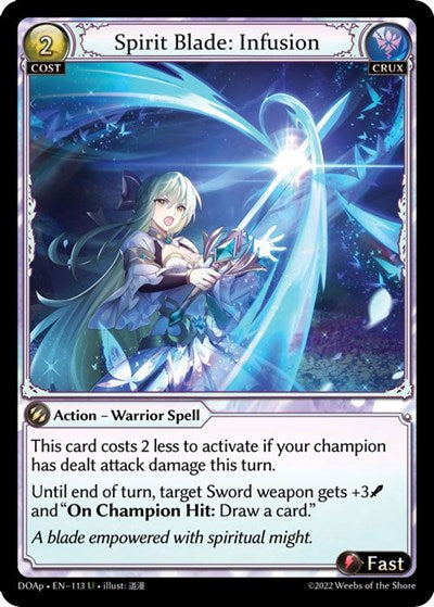 Spirit Blade: Infusion - 113 - Rare - Dawn of Ashes Prelude