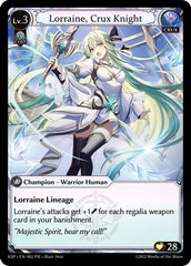Lorraine, Crux Knight - 002 - Promo - Kickstarter Promotional Cards