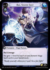Rai, Storm Seer - 003 - Promo - Kickstarter Promotional Cards