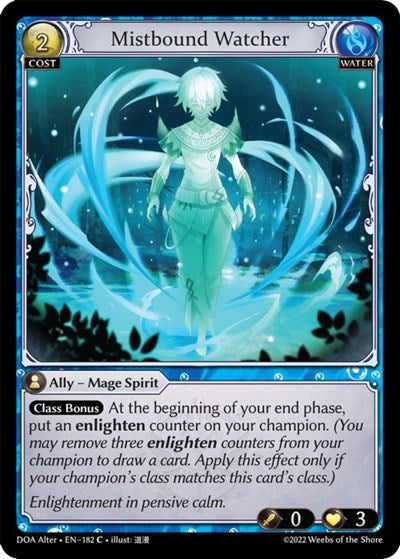 Mistbound Watcher - 182 - Common - Dawn of Ashes Alter Edition