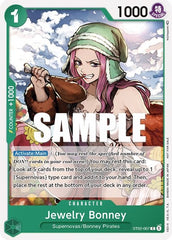 Jewelry Bonney (Tournament Pack Vol. 3) [Participant] - ST02-007 - Promo - One Piece Promotion Cards