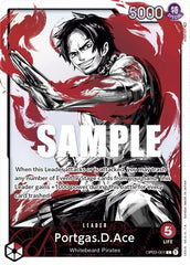 Portgas.D.Ace - OP03-001 - Leader (Alternate Art) - Pillars of Strength