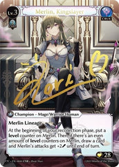 Merlin, Kingslayer (A) - 004A - Collector Super Rare - Fractured Crown