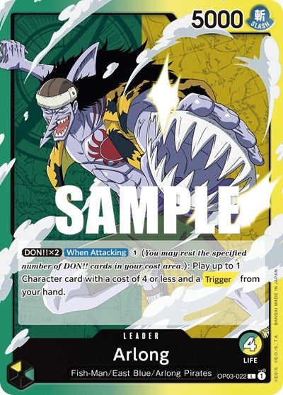 Arlong - OP03-022 - Leader - Pillars of Strength