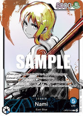 Nami - OP03-040 - Leader (Alternate Art) - Pillars of Strength