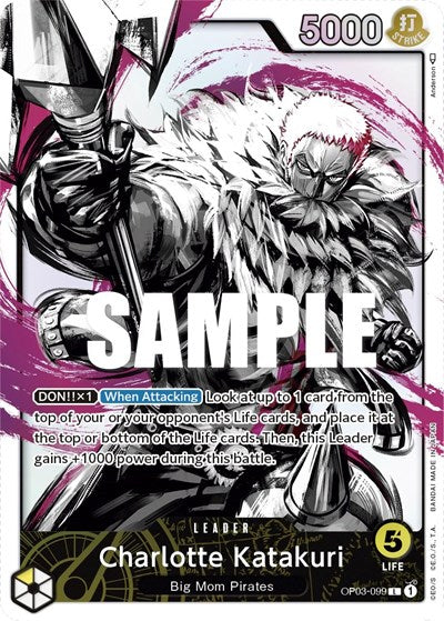 Charlotte Katakuri - OP03-099 - Leader (Alternate Art) - Pillars of Strength