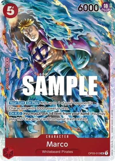Marco - OP03-013 - Super Rare - Pillars of Strength