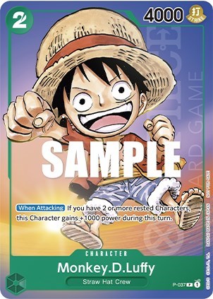 Monkey.D.Luffy (Anime Expo 2023) - P-037 - Promo - One Piece Promotion Cards