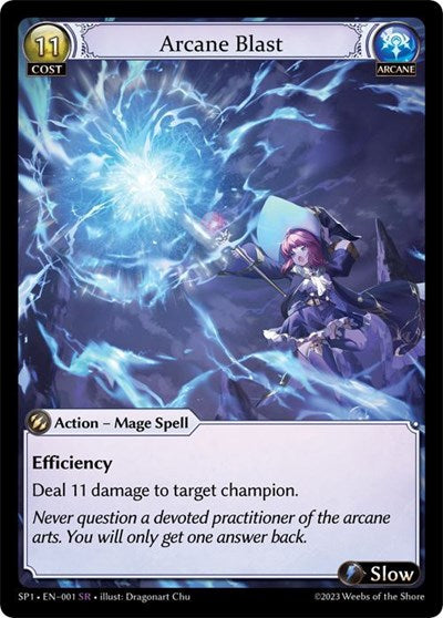 Arcane Blast - 001 - Super Rare - Supporter Pack 1